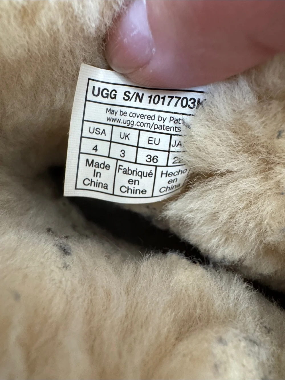 UGG Chestnut Suede Short Shearling Boots Sz 4